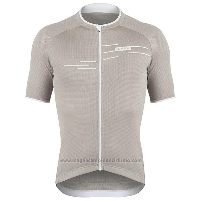 2020 Abbigliamento Ciclismo De Marchi Chiaro Grigio Manica Corta e Salopette